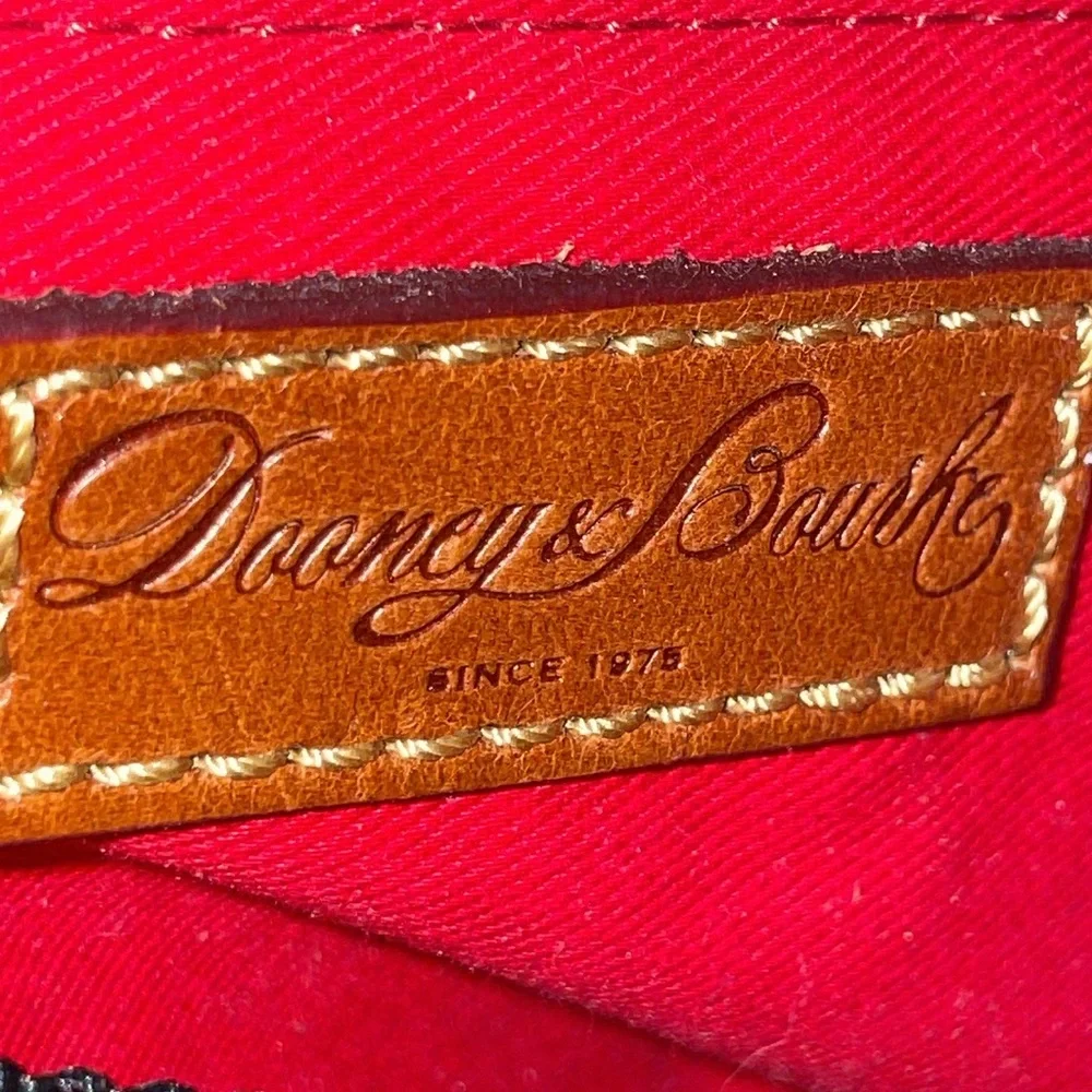 Dooney & Bourke Tan and Brown Snake Print Handbag - Picture 8 of 14